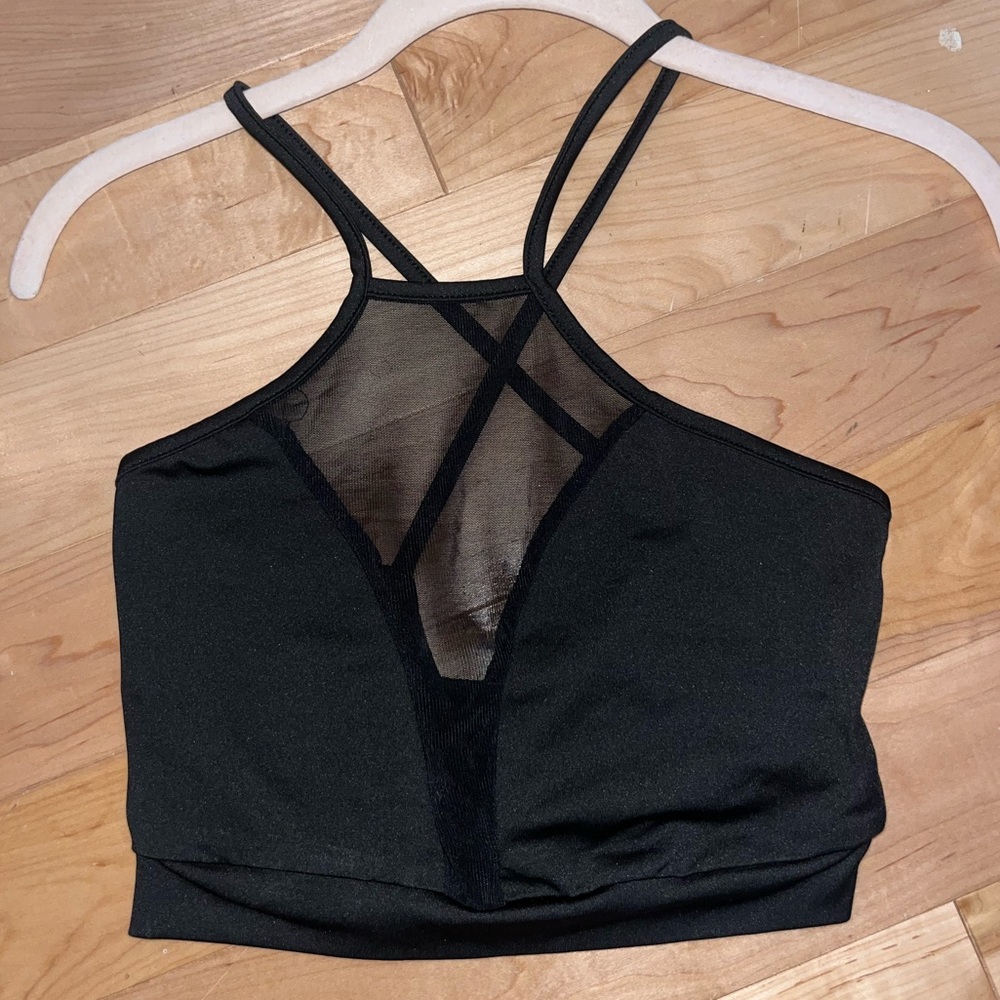 Sheer going out crop top